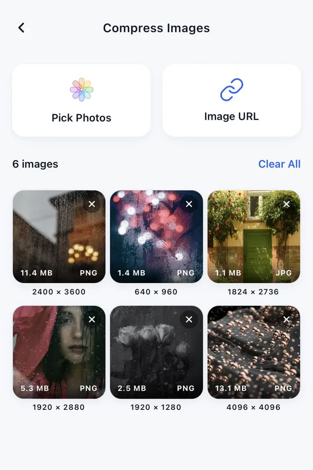 Batch Compression Feature Screenshot