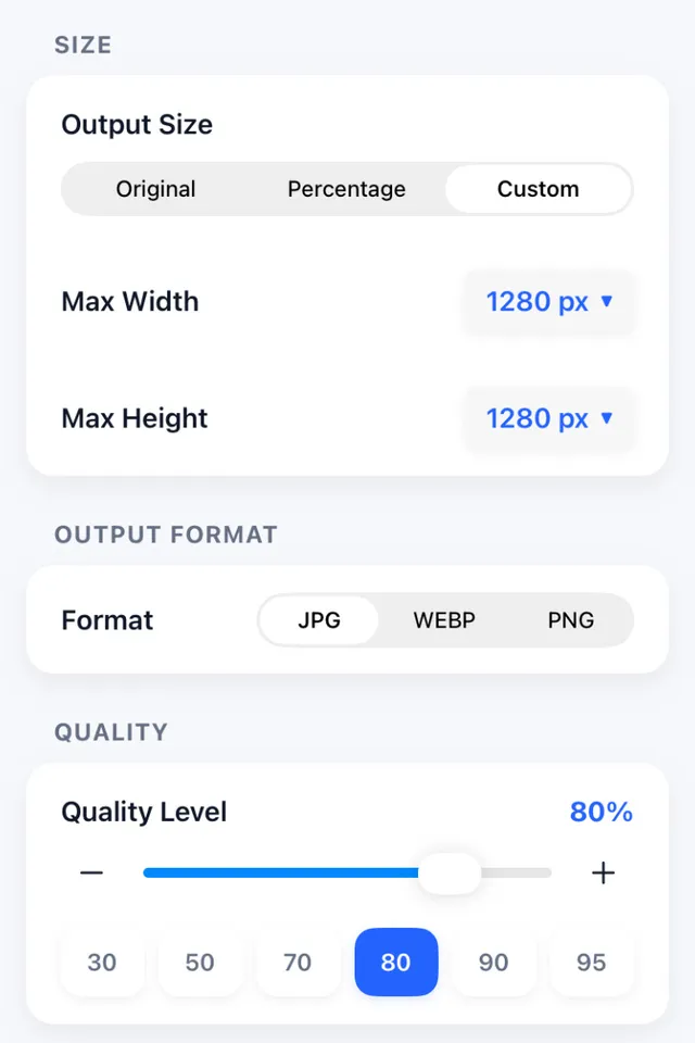 Advanced Settings Feature Screenshot